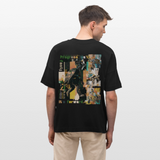 Xantherion2, Schildkröte, 1st | Blaster, Oversize Bio T-Shirt, Unisex - Schwarz