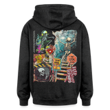 Tangaroa , Skelet, 1st | Freshhood, Oversized Unisex Hoodie - Anthrazit