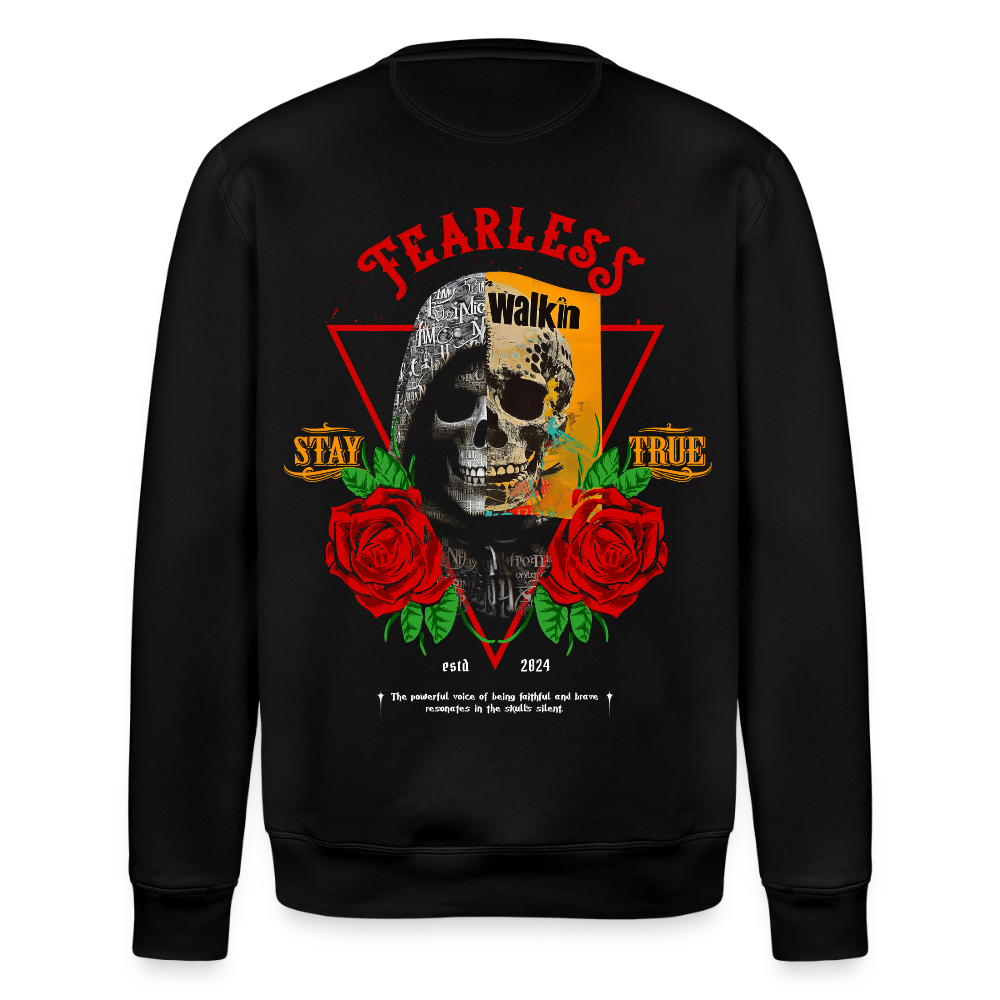 Şoreşvan, Totenkopf, 1st | Roller, Unisex Bio-Sweatshirt - Schwarz