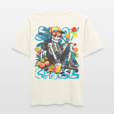 Calveron, Skelet, 1st | Essential, Relaxed Fit Unisex Bio T-Shirt - Naturweiß 