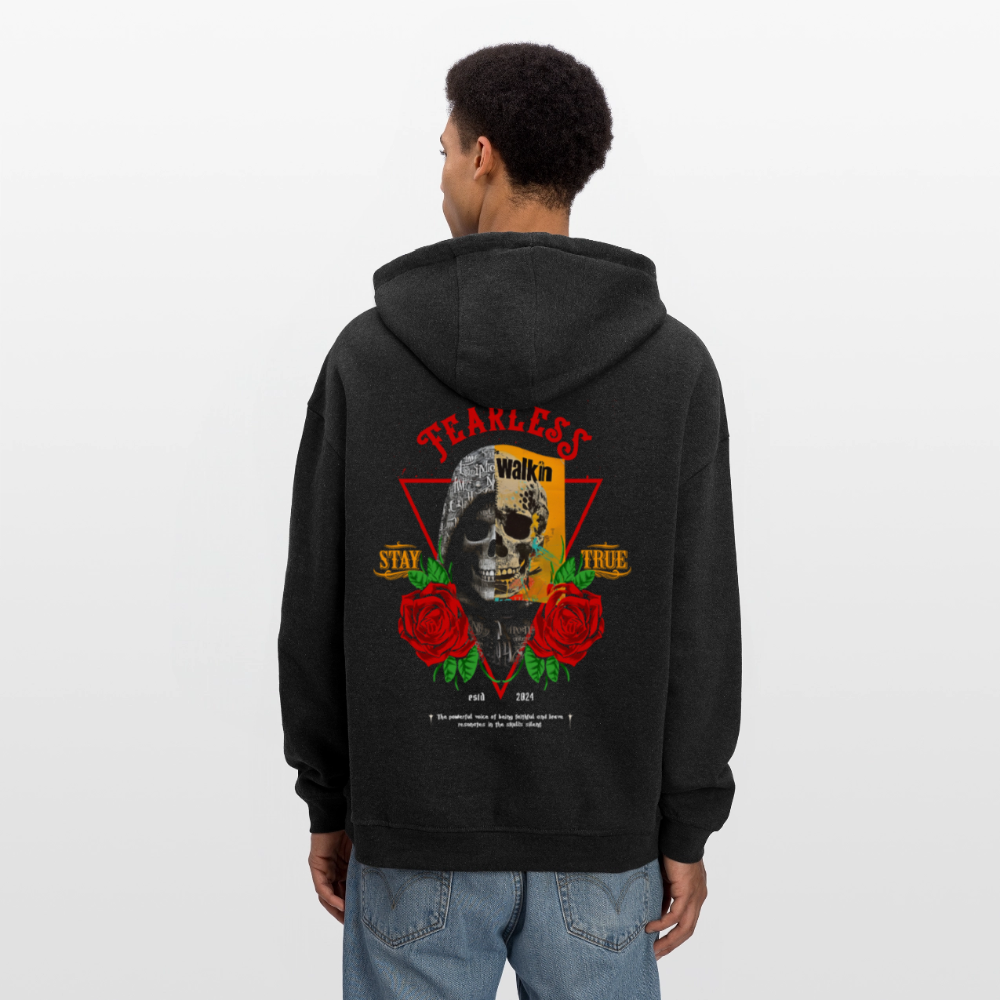 Şoreşvan, Totenkopf, 1st | Freshhood, Oversized Unisex Hoodie - Anthrazit