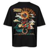 Ruqayya, Sonne, 1st | Breezy, Oversized Unisex T-Shirt - Schwarz