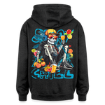 Calveron, Skelet, 1st | Freshhood, Oversized Unisex Hoodie - Anthrazit