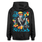 Calveron, Skelet, 1st | Freshhood, Oversized Unisex Hoodie - Anthrazit