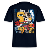 Kronan, Gesicht, 1st | Essential, Relaxed Fit Unisex Bio T-Shirt - Navy