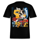 Kronan, Gesicht, 1st | Essential, Relaxed Fit Unisex Bio T-Shirt - Schwarz