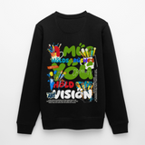 Thesean, Pinsel, 1st | Roller, Unisex Bio-Sweatshirt - Schwarz