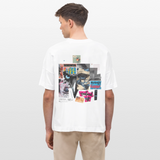 Saturnion, Raabe, 1st | Blaster, Oversize Bio T-Shirt, Unisex - Weiß