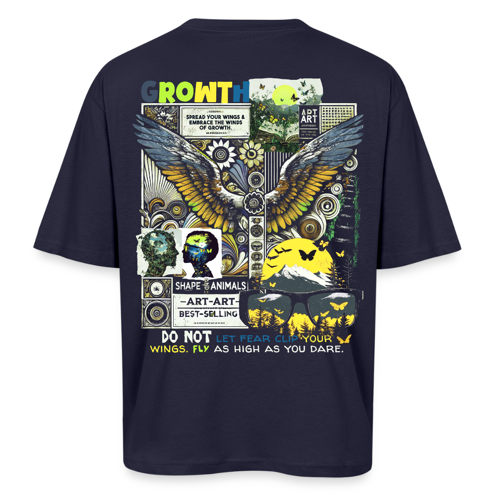 Lugh , Engel, 1st | Breezy, Oversized Unisex T-Shirt - Navy