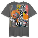 Aresia, Zebra, 1st | Teenager Bio T-Shirt - Anthrazit