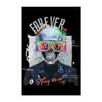 Fenriswolf, Totenkopf, 1st | Poster 40x60 cm - Weiß