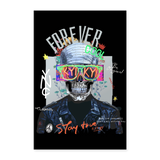 Fenriswolf, Totenkopf, 1st | Poster 40x60 cm - Weiß