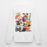 Xerathis, Obst, 1st | Roller, Unisex Bio-Sweatshirt - Weiß