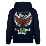 Amaterasu , Engelsflügel, 1st | Cruiser, Unisex Bio-Hoodie - Navy
