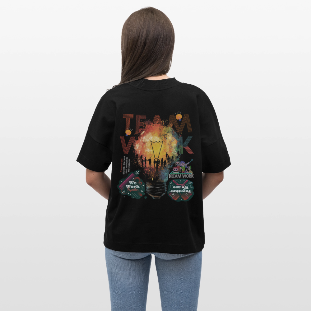 Inari, Glühbirne, 1st | Blaster, Oversize Bio T-Shirt, Unisex - Schwarz