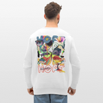 Tenebris, Schmetterling, 1st | Roller, Unisex Bio-Sweatshirt - Weiß