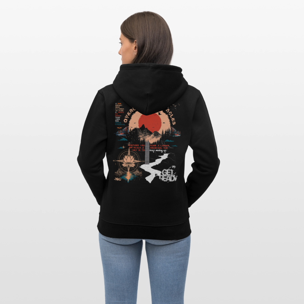 Tiamat , Wandern, 1st | Cruiser, Unisex Bio-Hoodie - Schwarz
