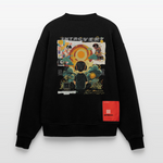 Hermesan, Kindheit, 1st | Heavyweight Oversized Bio Sweater, Unisex - SOLID BLACK