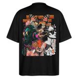 Qareen, Sonnenbrille, 1st | Blaster, Oversize Bio T-Shirt, Unisex - Schwarz