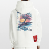 Oblivar, Baum, 1st | Heavyweight Oversized Bio Hoodie, Unisex - OFF WHITE