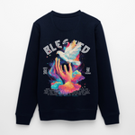 Posei, Taube, 1st | Roller, Unisex Bio-Sweatshirt - Navy