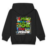 Thesean, Pinsel, 1st | Kinder Zip Hoodie - Schwarz