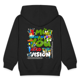 Thesean, Pinsel, 1st | Kinder Zip Hoodie - Schwarz