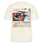 Marsyros, Augen, 1st | Essential, Relaxed Fit Unisex Bio T-Shirt - Naturweiß 