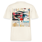 Marsyros, Augen, 1st | Essential, Relaxed Fit Unisex Bio T-Shirt - Naturweiß 