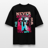 Tenjin, Alpaka, 1st | Blaster, Oversize Bio T-Shirt, Unisex - Schwarz