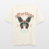 Galaxion, Schmetterling, 1st | Essential, Relaxed Fit Unisex Bio T-Shirt - Naturweiß 