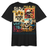 Odysseus, Totenköpfe, 1st | Teenager Bio T-Shirt - Schwarz