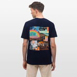 Nyxaris, Windmühle, 1st | Essential, Relaxed Fit Unisex Bio T-Shirt - Navy