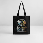 Fujin, Totenkopf, 1st | Bio Stoffbeutel - Schwarz
