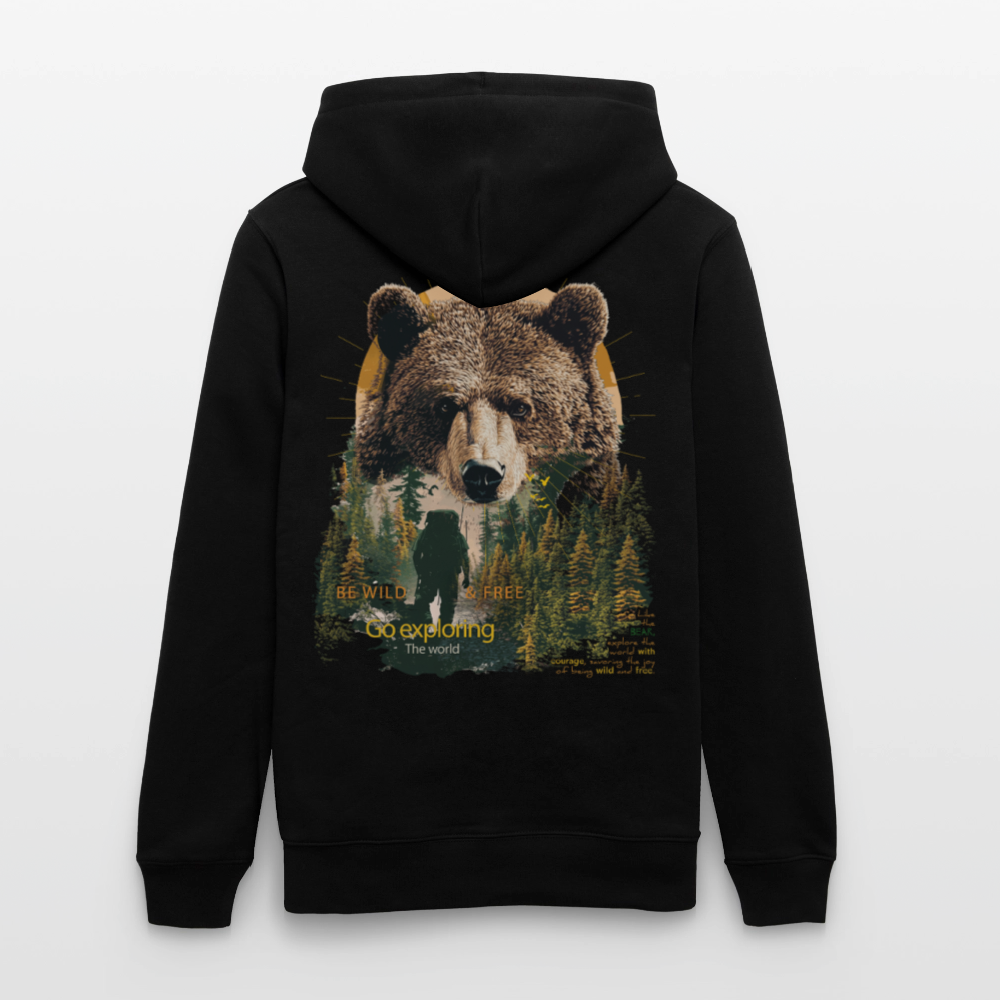 Ghadab, Bär, 1st | Cruiser, Unisex Bio-Hoodie - Schwarz