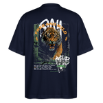 Demeter, Tiger, 1st | Blaster, Oversize Bio T-Shirt, Unisex - Navy