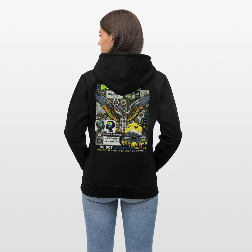 Lugh , Engel, 1st | Cruiser, Unisex Bio-Hoodie - Schwarz