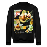 Daeva, Avocado, 1st | Roller, Unisex Bio-Sweatshirt - Schwarz