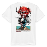 Titanis, Totenkopf, 1st | Kinder Bio T-Shirt - Weiß