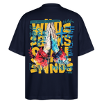Perseus, Beten, 1st | Blaster, Oversize Bio T-Shirt, Unisex - Navy