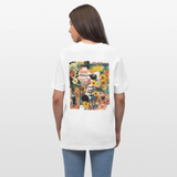 Vaelthar, Blumen, 1st | Essential, Relaxed Fit Unisex Bio T-Shirt - Weiß