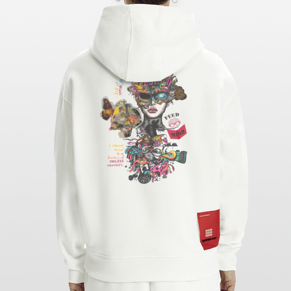 Stormrath, Fantasie, 1st | Heavyweight Oversized Bio Hoodie, Unisex - OFF WHITE