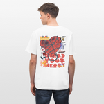 Orvandir, Herz, 1st | Essential, Relaxed Fit Unisex Bio T-Shirt - Weiß