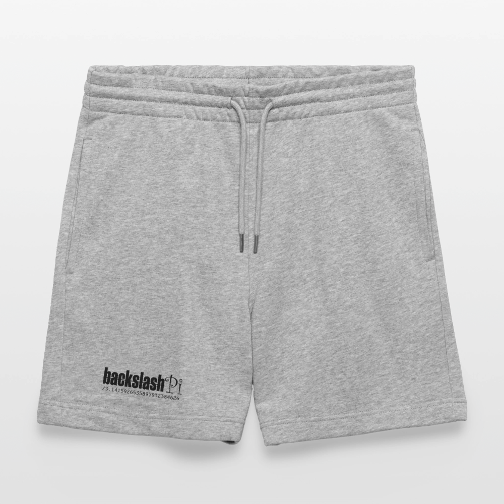 Unisex Bio Joggingshorts Trainer - Grau meliert