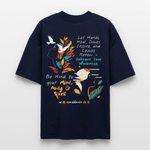Arwa, Taube, 1st | Blaster, Oversize Bio T-Shirt, Unisex - Navy