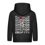 Zeusun, Rose, 1st | Kinder Zip Hoodie - Schwarz