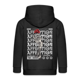 Zeusun, Rose, 1st | Kinder Zip Hoodie - Schwarz