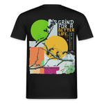 Männer T-Shirt - Schwarz