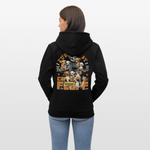 Nyxian, Skelet & Welpen, 1st | Cruiser, Unisex Bio-Hoodie - Schwarz