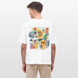 Rivandor, Fantasie, 1st | Blaster, Oversize Bio T-Shirt, Unisex - Weiß